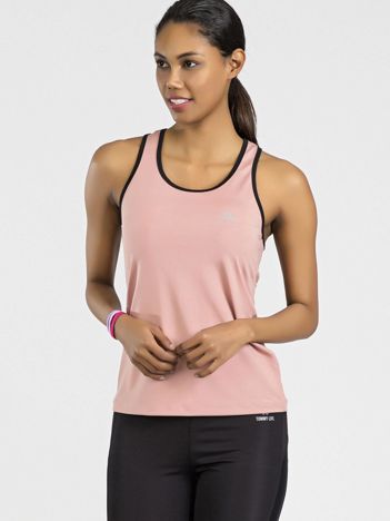 TOMMY LIFE Dirty Pink Sports Top