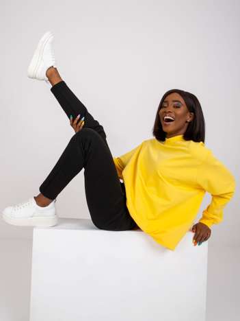 Yellow Twist Cotton Sweatshirt