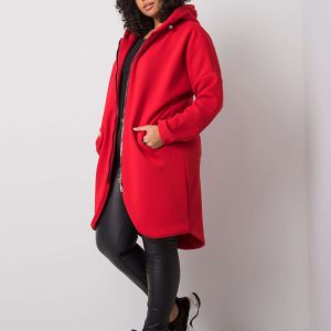 Nellie's Red Plus Size Hoodie