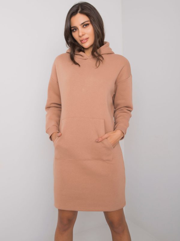 Brown sweatshirt dress Boston SUBLEVEL