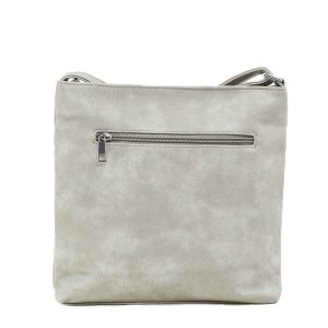 Grey Shoulder Bag with Pockets