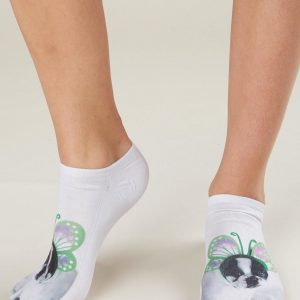 Dog Print Footwear Socks