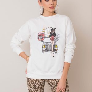 Colette RUE PARIS white sweatshirt