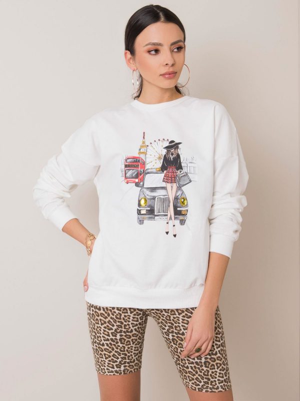 Colette RUE PARIS white sweatshirt