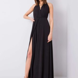 Leon's black long dress