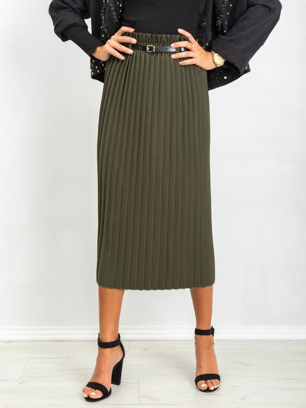 RUE PARIS Dark green skirt Tammy