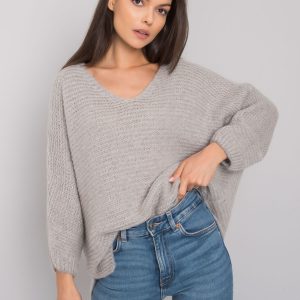 Grey oversized sweater Camden OCH BELLA