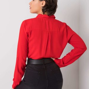 Red classic shirt Yvaine RUE PARIS