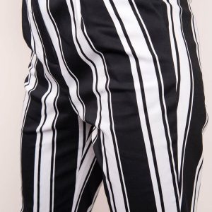 Black trousers with stripes BSL