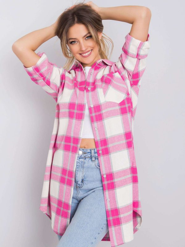 Nerea Pink Plaid Shirt