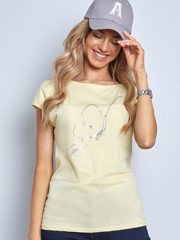 Melodious Light Yellow T-Shirt