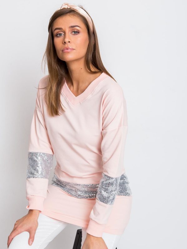 Light pink tunic Sequin