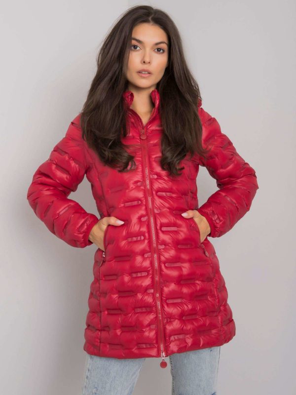 Jalees' Red Hooded Jacket