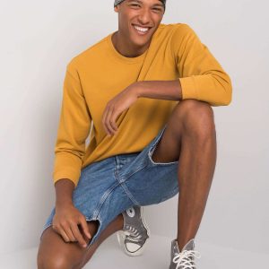 Yellow Men's Cotton Sweatshirt Ryder LIWALI