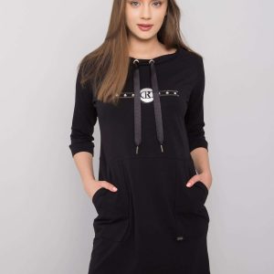 Black April Cotton Dress