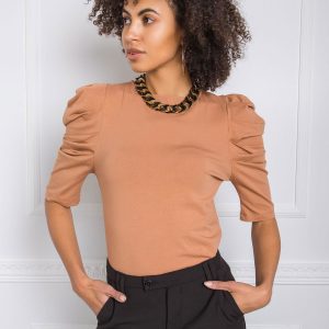 Light brown blouse Alessandra