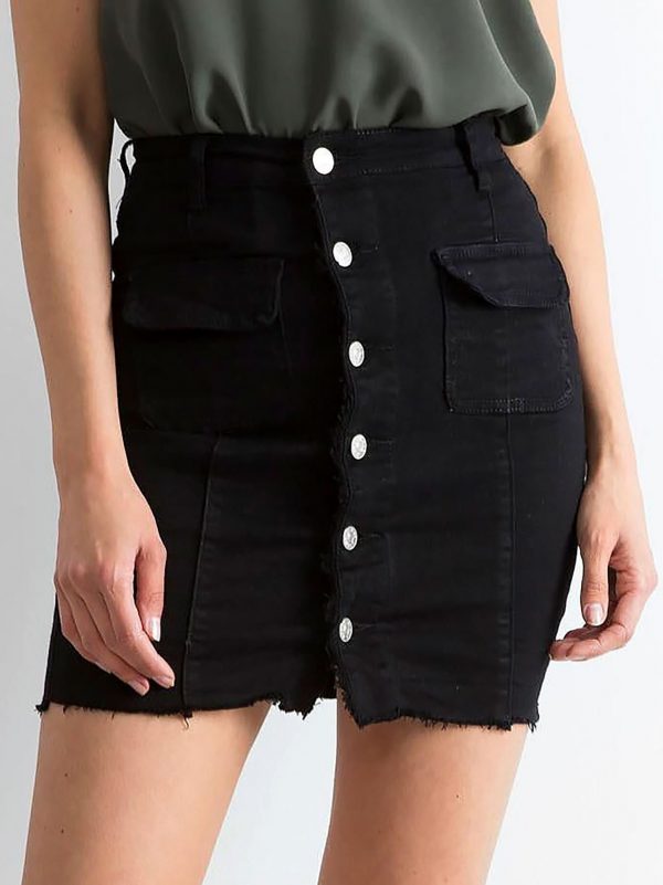 Black Skirt Buttons