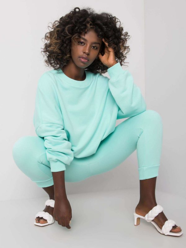 Mint sweatsuit set Amandine