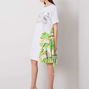 White and green dress with Ebba inscription