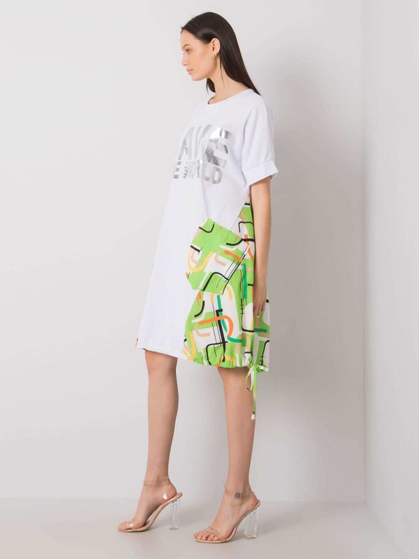 White and green dress with Ebba inscription