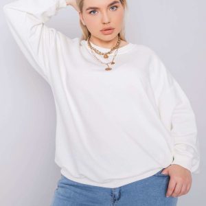 Ecru plus size sweatshirt Mischa