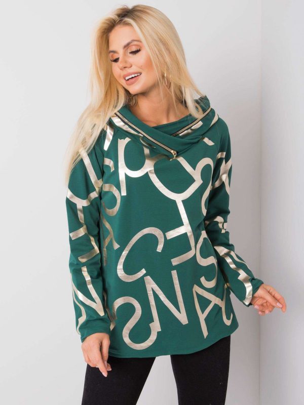 Green sweatshirt Francine