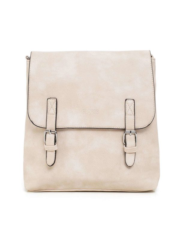 Light Beige Flip Bag