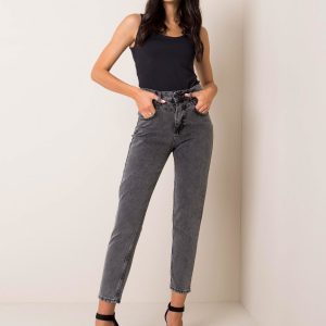 Dark grey jeans Corrine RUE PARIS