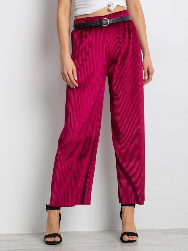 Burgundy Continuum pants