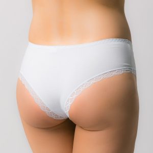 White Cotton Women's Briefs