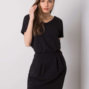 Aimee RUE PARIS black casual dress