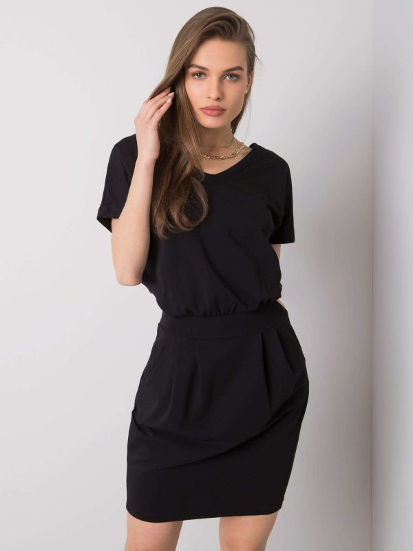 Aimee RUE PARIS black casual dress