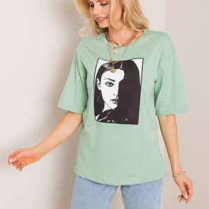 Mint t-shirt Woman RUE PARIS