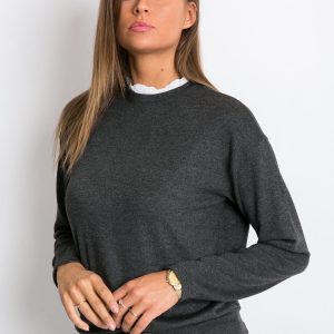 RUE PARIS Graphite Sweatshirt Style