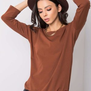 Brown blouse Fiona