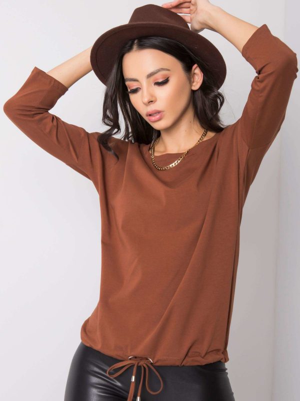 Brown blouse Fiona