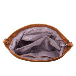 Brown bag with zipper pocket LUIGISANTO