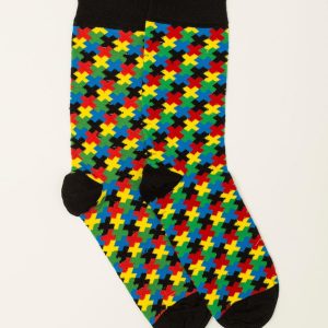 Men's socks in colorful patterns