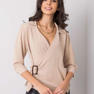 Beige blouse Valentia RUE PARIS