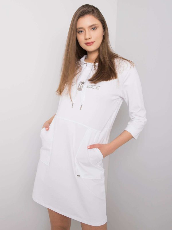 April White Cotton Dress