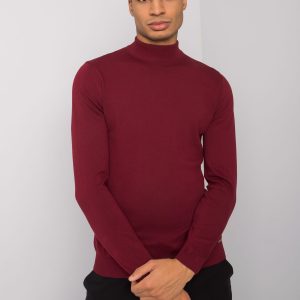 Burgundy sweater for men Daxton LIWALI