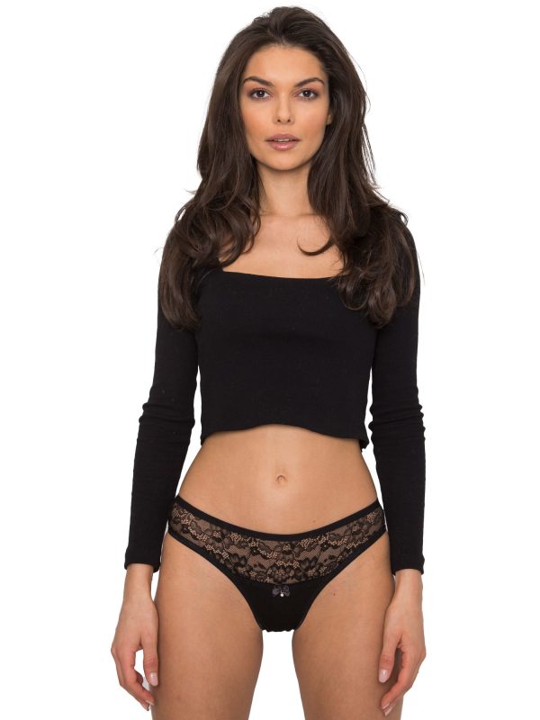 Black Women's Lace Panties