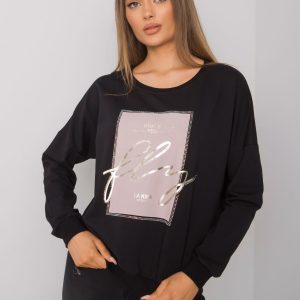 Salisbury Print Women's Black Sweatshirt