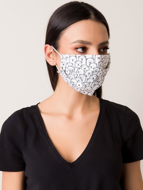 White-Black Protective Mask