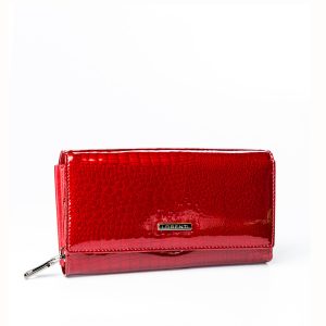 Red Patent Leather Wallet