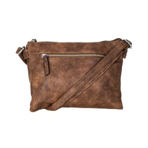 Brown Eco Leather Messenger