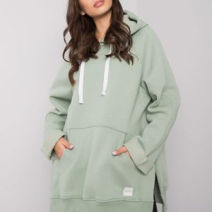 Pistachio kangaroo sweatshirt Arno RUE PARIS