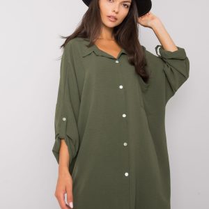 Khaki oversized dress Elaria