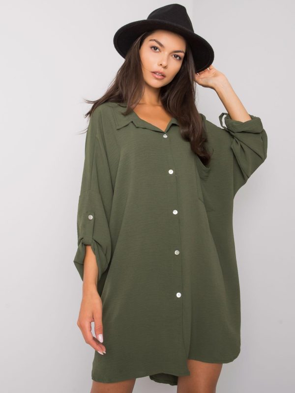 Khaki oversized dress Elaria