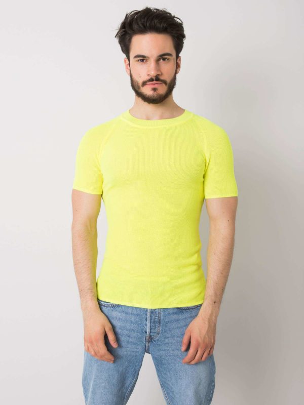 Fluo yellow T-shirt for men Elliott